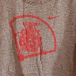 Used girls Nike tshirt, softball, size XL